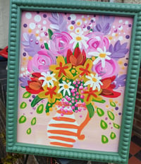 Image 3 of Original artwork ~ Jolly jug bouquet 