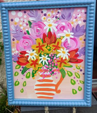 Image 4 of Original artwork ~ Jolly jug bouquet 
