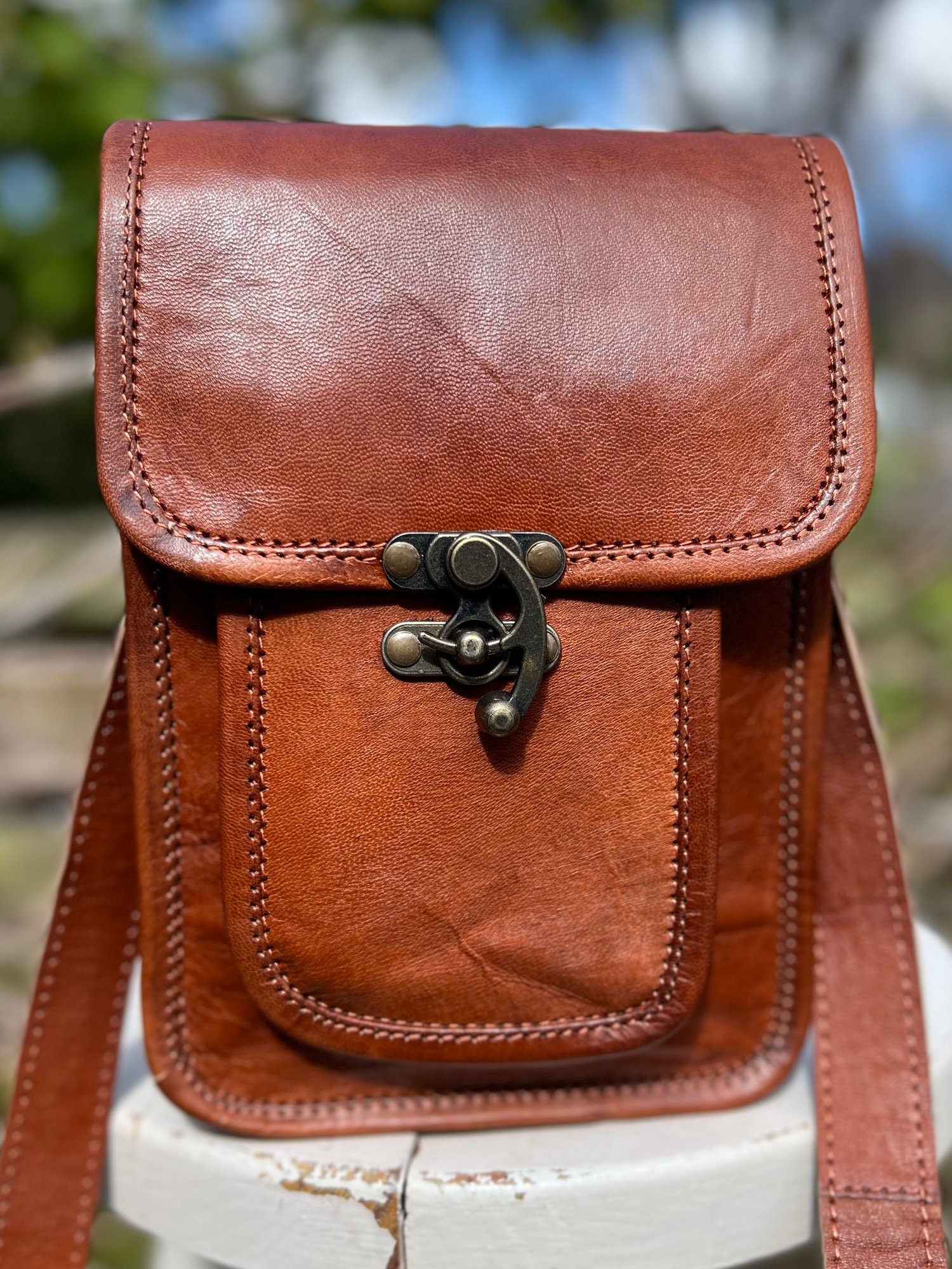 Image of 8”x6” Shoulder/Camera Bag - curly lock