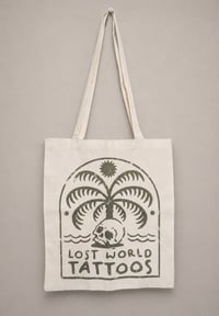 Image 1 of Lost World Tattoos Tote Bag