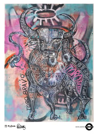 Image 1 of A3 Giclée Art Print — MOOR AMORE — collaboration with πPiluca and Marc Craig