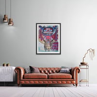 Image 2 of NAUGHTY BULL FEARS NOTHING — original artwork — collaboration with πPiluca and Marc Craig