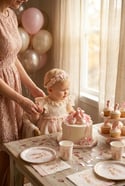 The Catalina: Vintage Rose & Ivory Lace Heirloom Romper