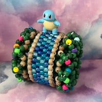 Image 1 of Squirtle Rotator Fidget Kandi Cuff