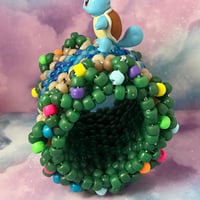 Image 2 of Squirtle Rotator Fidget Kandi Cuff