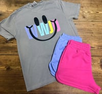 WWJD Smiley Comfort Color Tee