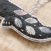 Image 3 of Charcoal Whale Decoration