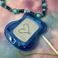 Image 3 of Magnet Doodle Fidget Kandi Necklace