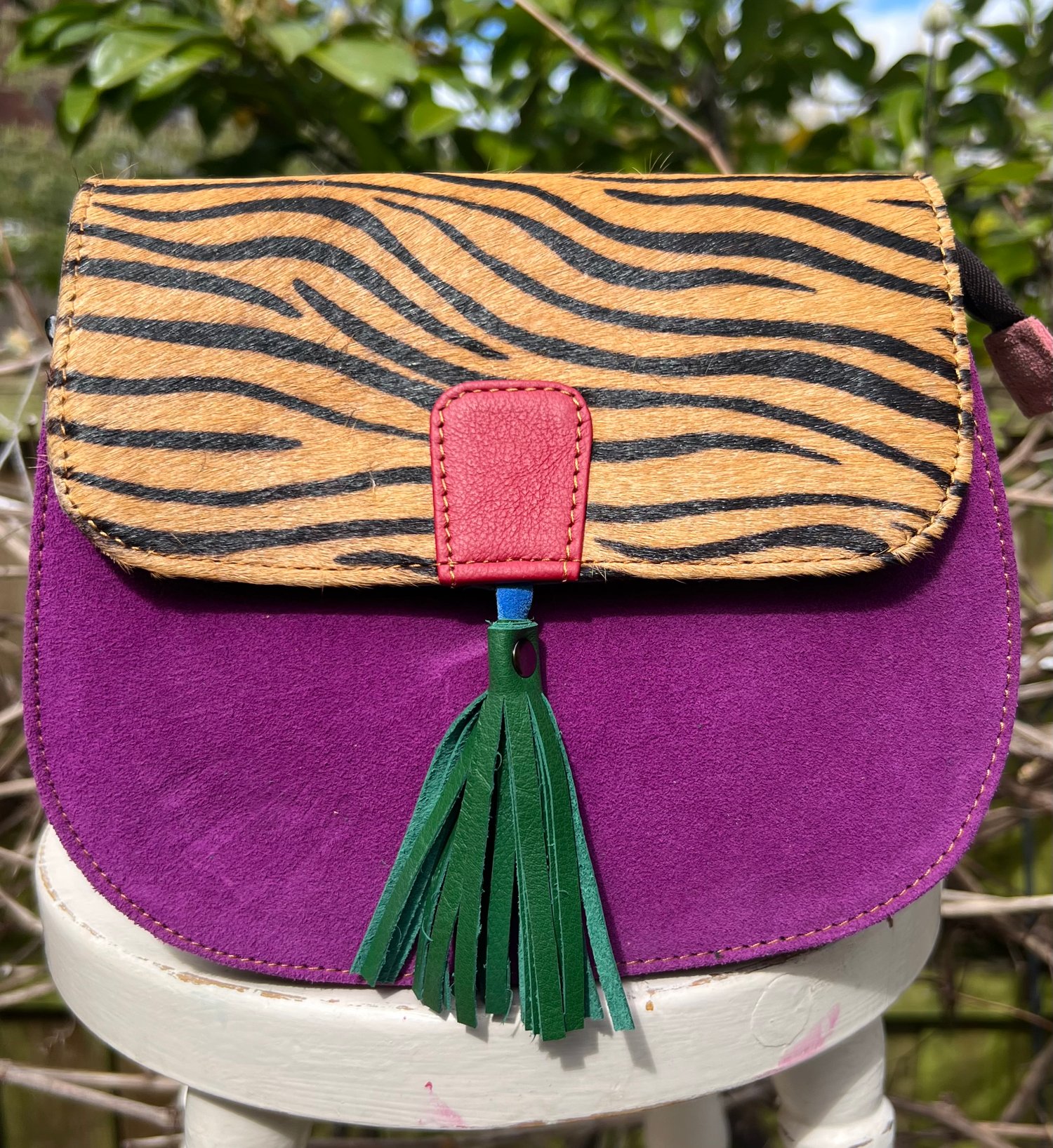Image of Tassle bag Round #25RR