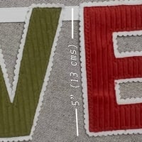 Image 3 of Corduroy letter bunting 