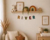 Image 4 of Corduroy letter bunting 