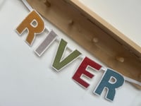 Image 5 of Corduroy letter bunting 