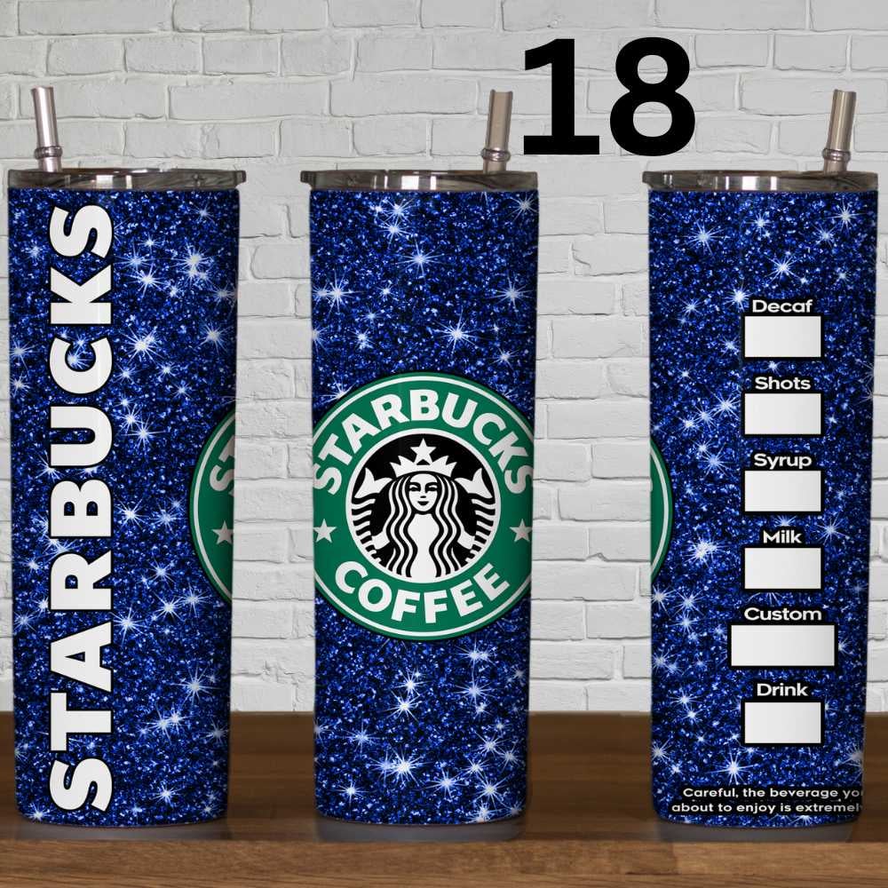 Image of Choice of 20 Starbucks 20oz Skinny Tumbler Wraps