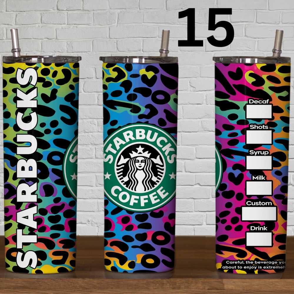Image of Choice of 20 Starbucks 20oz Skinny Tumbler Wraps