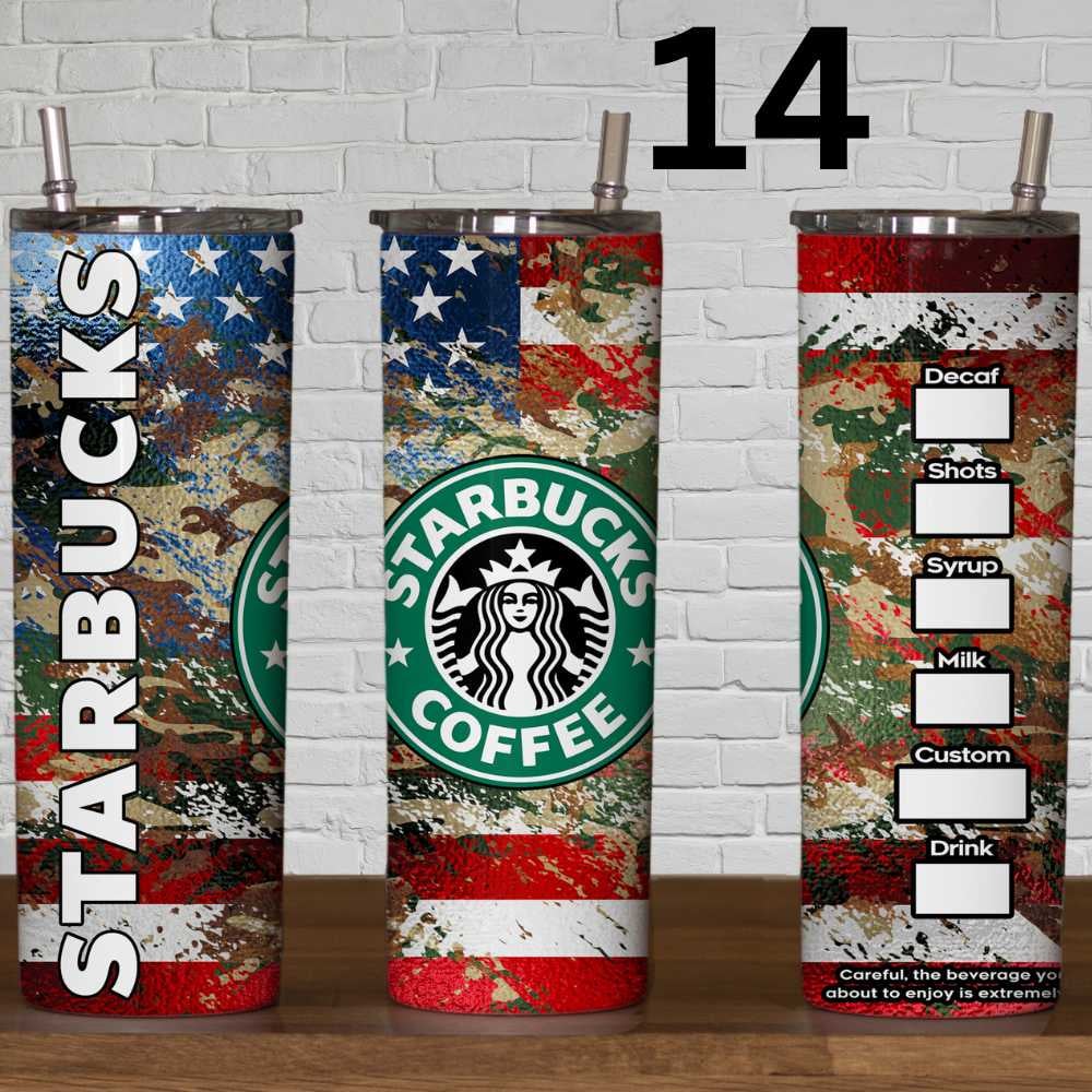 Image of Choice of 20 Starbucks 20oz Skinny Tumbler Wraps
