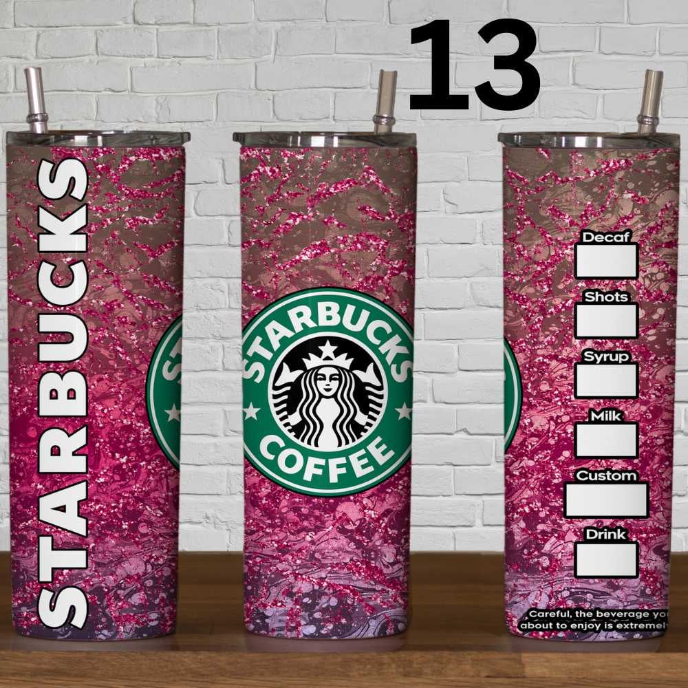 Image of Choice of 20 Starbucks 20oz Skinny Tumbler Wraps