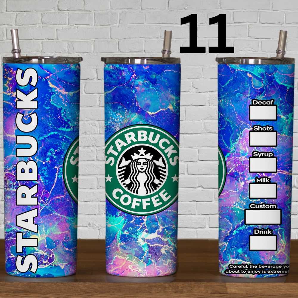 Image of Choice of 20 Starbucks 20oz Skinny Tumbler Wraps