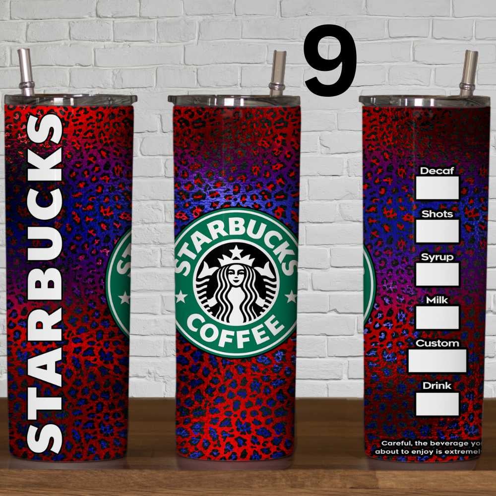 Image of Choice of 20 Starbucks 20oz Skinny Tumbler Wraps