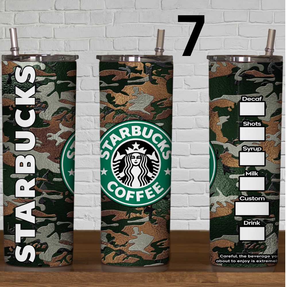 Image of Choice of 20 Starbucks 20oz Skinny Tumbler Wraps