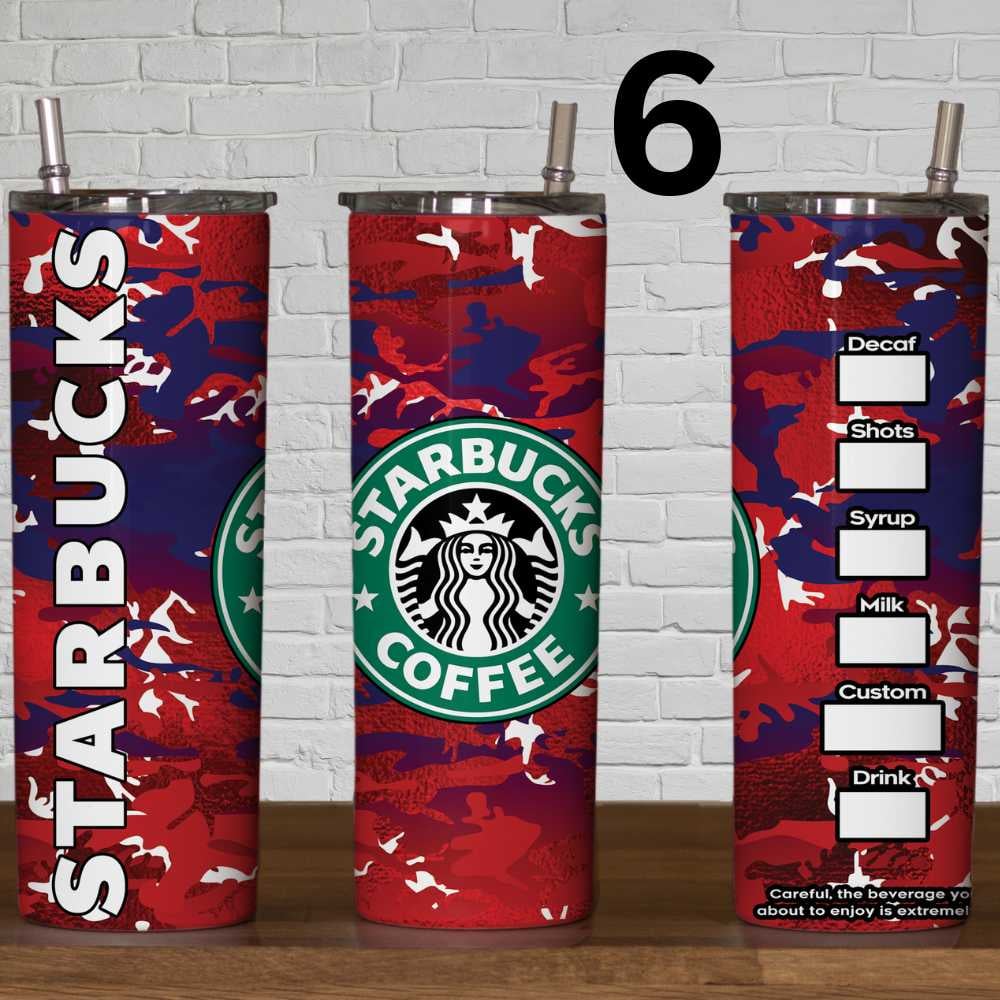 Image of Choice of 20 Starbucks 20oz Skinny Tumbler Wraps