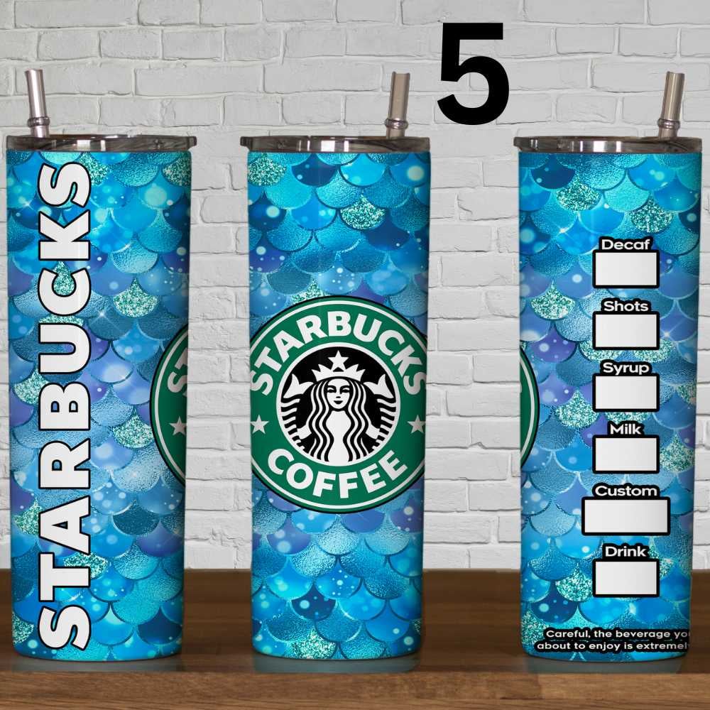 Image of Choice of 20 Starbucks 20oz Skinny Tumbler Wraps