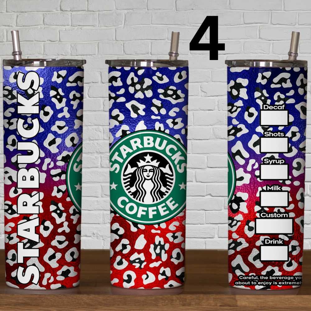 Image of Choice of 20 Starbucks 20oz Skinny Tumbler Wraps