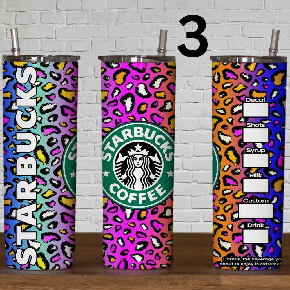 Image of Choice of 20 Starbucks 20oz Skinny Tumbler Wraps