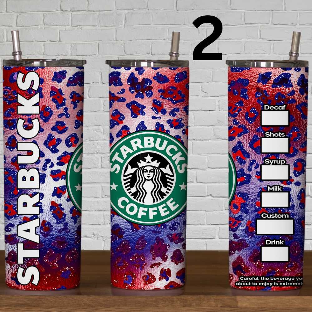 Image of Choice of 20 Starbucks 20oz Skinny Tumbler Wraps
