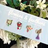 Noblesse Oblige Glow in the Dark Dangle Pins