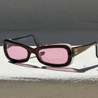 Image 1 of Vintage Chanel Two-Tone CC Logo Sunglasses