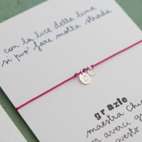 Image 3 of IDEA REGALO PER MAESTRA, braccialetto LUNA