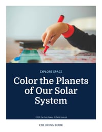 Image 1 of Solar System Coloring Book for Kids | 8 Planets Astronomy Activity Pages | Spiral Bound