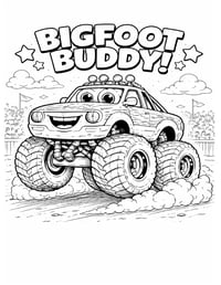 Image 4 of Coloring Fun With Monster Trucks
