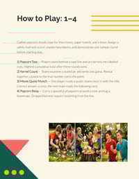 Image 3 of Activity Book | Popcorn Party Games for Kids | Coil Bound | Screen Free Fun Advents