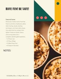 Image 5 of Activity Book | Popcorn Party Games for Kids | Coil Bound | Screen Free Fun Advents