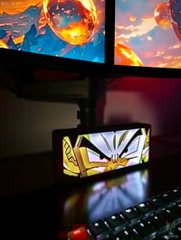 Image 1 of Lampe LED 3D Dragon Ball Vegeta – Décoration Gaming RGB | Lightfox