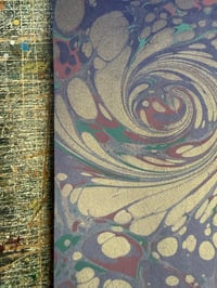 Image 6 of One of a kind hand marbled paper  - 'Opulent Swirl'