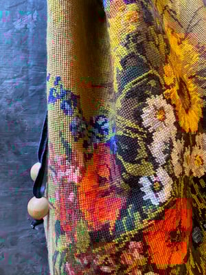 Image of French Embroidered duffle bag