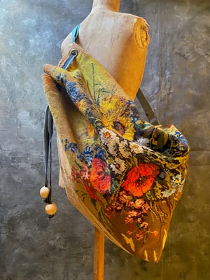 Image of French Embroidered duffle bag