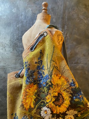 Image of French Embroidered duffle bag