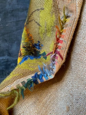 Image of French Embroidered duffle bag