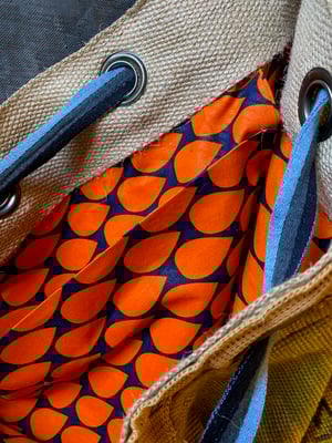 Image of French Embroidered duffle bag