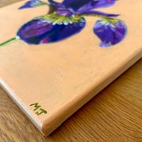 Image 2 of Iris Painting w/Be Here Now Lyrics
