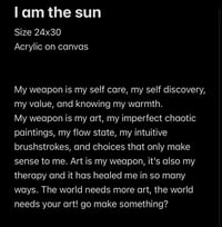 Image 3 of I AM THE SUN (original)