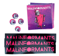 MALINFORMANTS - STICKER AND BUTTON PACK