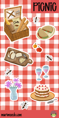 Picnic Sticker Sheet