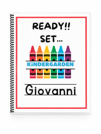Image 1 of Personalized Pre-k/ Kindergarten Workbook (Now 28 pages) 