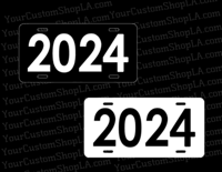 Image 1 of License Plate- Year 