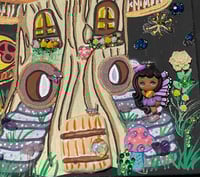 Image 4 of Fairy’s Home mixed media painting