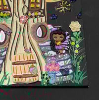 Image 5 of Fairy’s Home mixed media painting